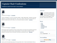 Tablet Screenshot of captainchairconfessions.com